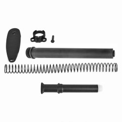 AR-15 Rifle Length Buffer Tube Assembly W/ Custom Buttplate